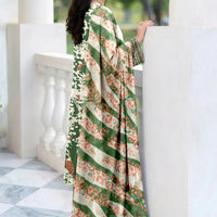 Sassi Volume 5000 Unstitched Lawn Suit – Printed Shirt, Lawn Dupatta & Dyed Trouser — 2