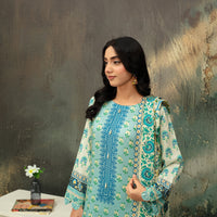 SASSI Vol 3598 – 3 Piece Unstitched Print Viscose Suit — 2