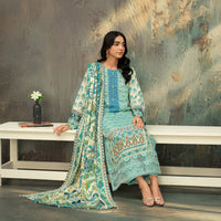 SASSI Vol 3598 – 3 Piece Unstitched Print Viscose Suit — 3