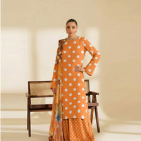 Sassi Vol 3103 Lawn Suit 3 Piece with Floral Voil Dupatta (STITCHED) — 1