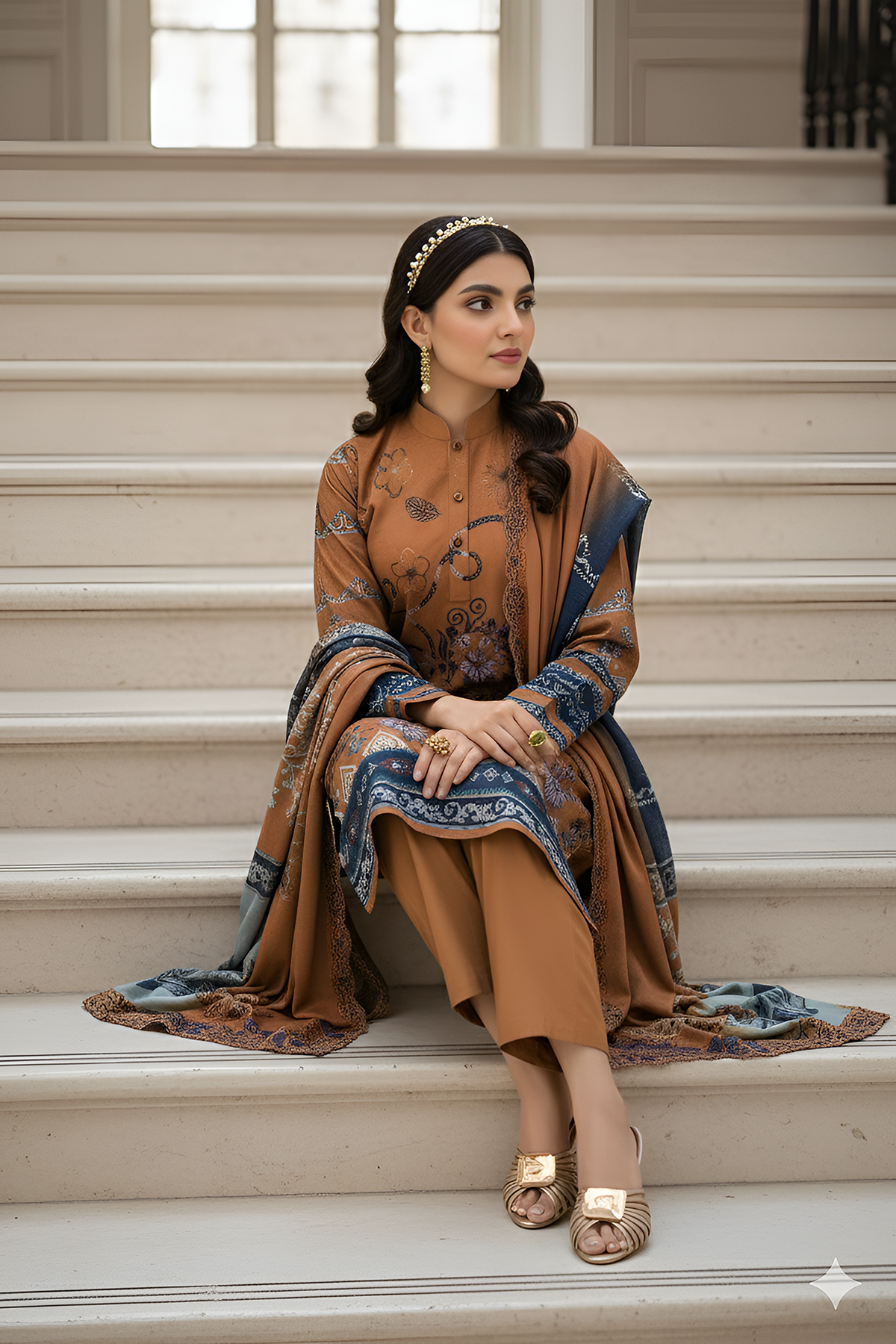 SASSI KHADDER EMB Shirt & Dupatta Vol-2450