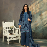 SASSI Vol 3598 – 3 Piece Unstitched Print Viscose Suit — 1