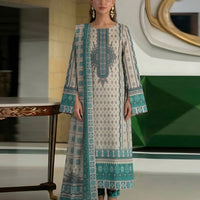Sassi Volume 5001 – 3 Piece Unstitched Airjet Lawn Printed Suit with Voil Dupatta — 1