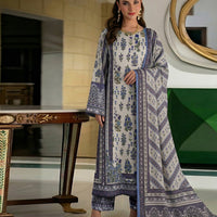 Sassi Volume 5001 – 3 Piece Unstitched Airjet Lawn Printed Suit with Voil Dupatta — 1