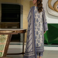 Sassi Volume 5001 – 3 Piece Unstitched Airjet Lawn Printed Suit with Voil Dupatta — 2