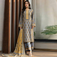 Sassi Volume 5001 – 3 Piece Unstitched Airjet Lawn Printed Suit with Voil Dupatta — 1