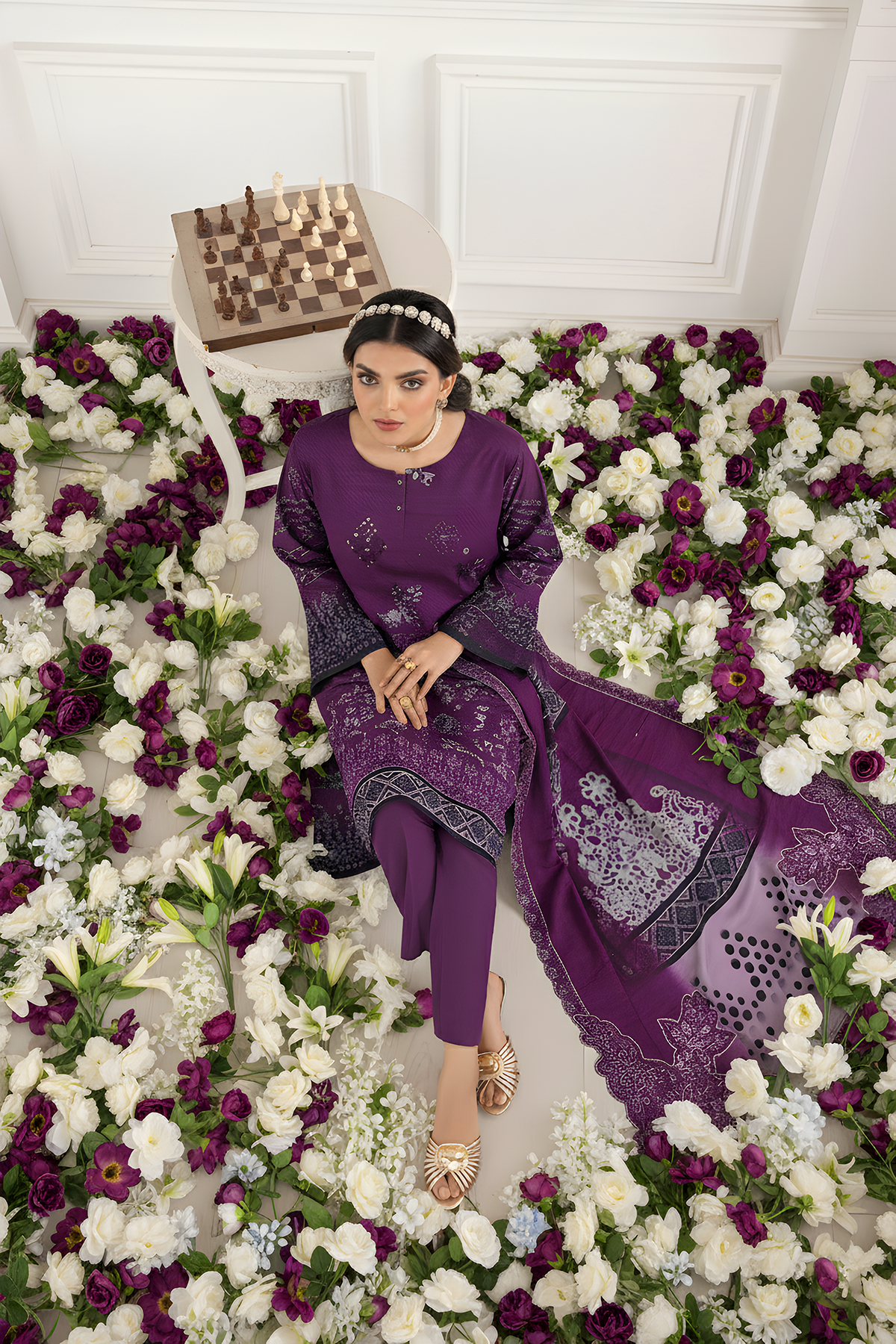 SASSI KHADDER EMB Shirt & Dupatta Vol-2450