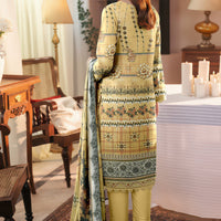 Sassi Volume 2028 – Stitched Lawn Suit with Embroidered Daman & Printed Dupatta — 2