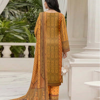 Sassi Volume 5001 – 3 Piece Unstitched Airjet Lawn Printed Suit with Voil Dupatta — 2