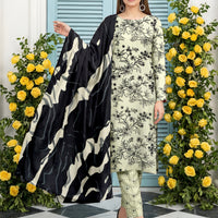 Aleezy Supreme Airjet Lawn Vol 2834 – 3 Piece Unstitched Printed Suit — 1