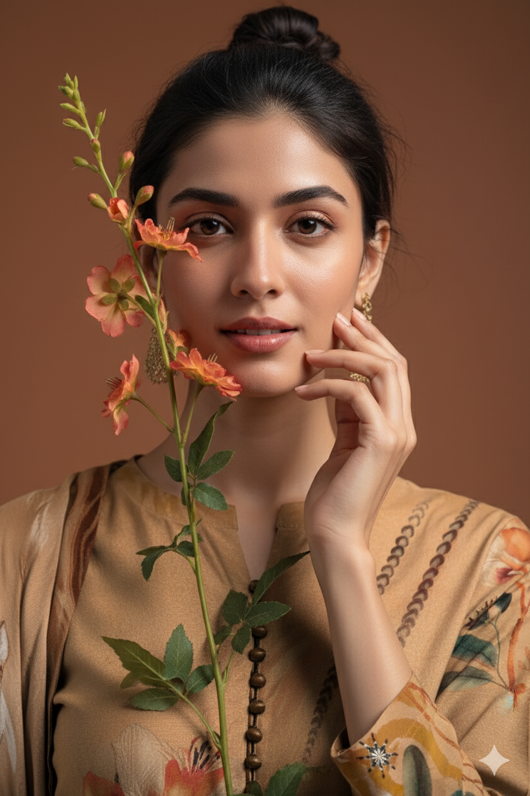 SASSI WOOL Print Shirt & Dupatta Vol-2499