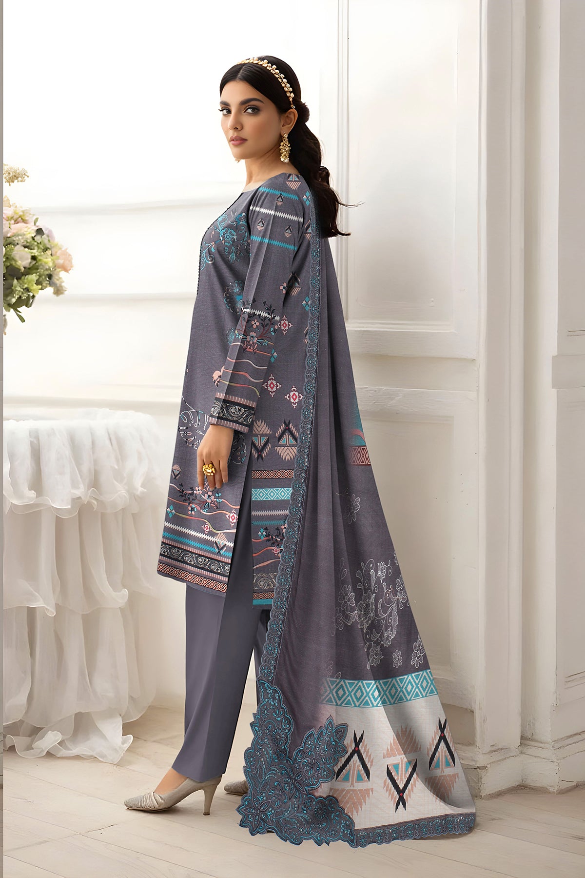 SASSI KHADDER EMB Shirt & Dupatta Vol-2450