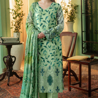 Sassi Volume 2028 – Stitched Lawn Suit with Embroidered Daman & Printed Dupatta — 1
