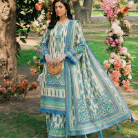 SASSI Vol-5005 – Premium Pre-Shrunk 3 Piece Unstitched Cambric Cotton Suit — 1