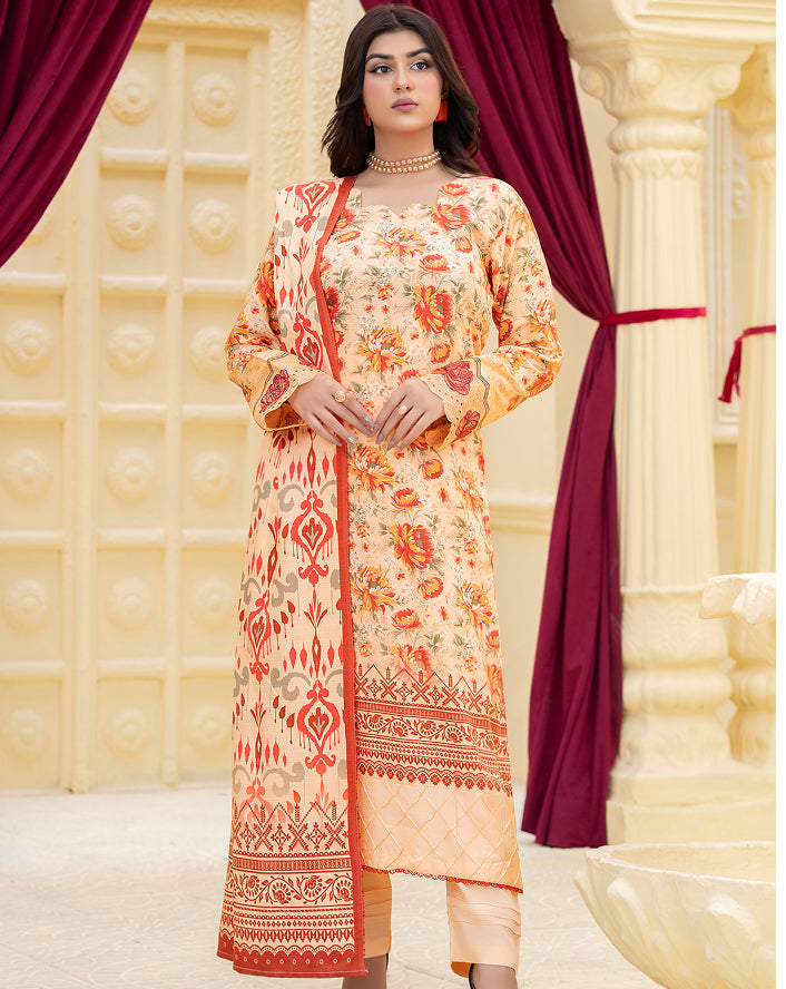 SASSI Viscose Print Shirt & Dupatta Vol-2478