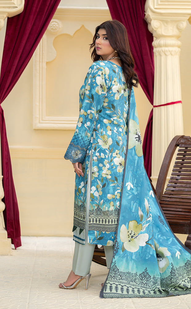 SASSI Viscose Print Shirt & Dupatta Vol-2478