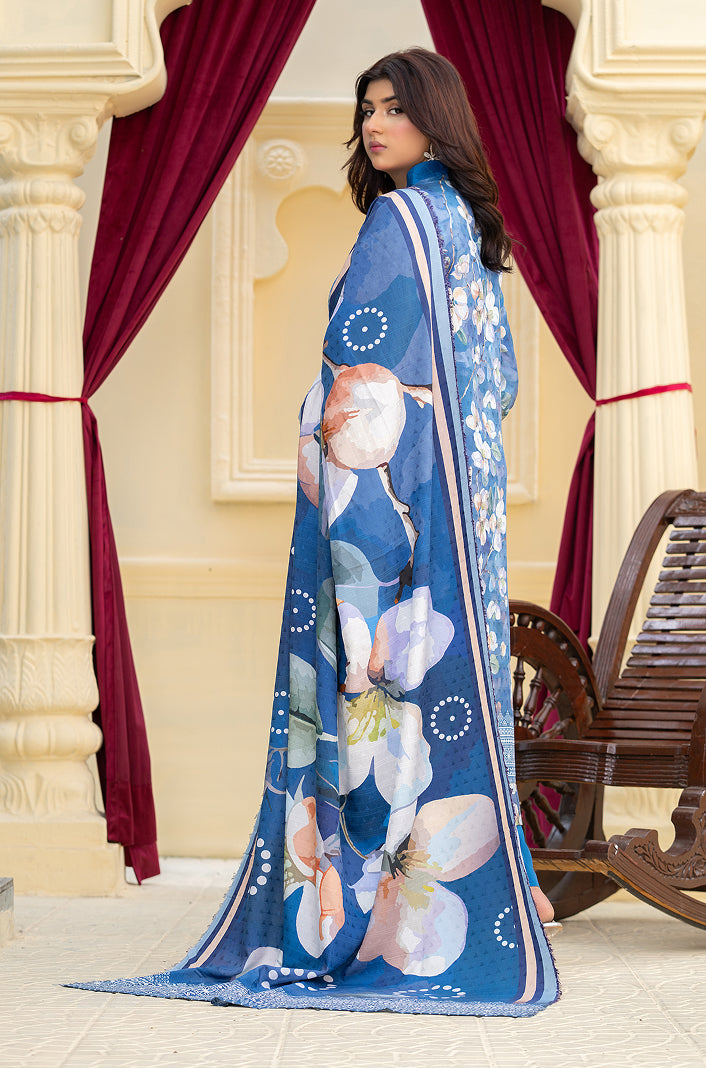 SASSI Viscose Print Shirt & Dupatta Vol-2478