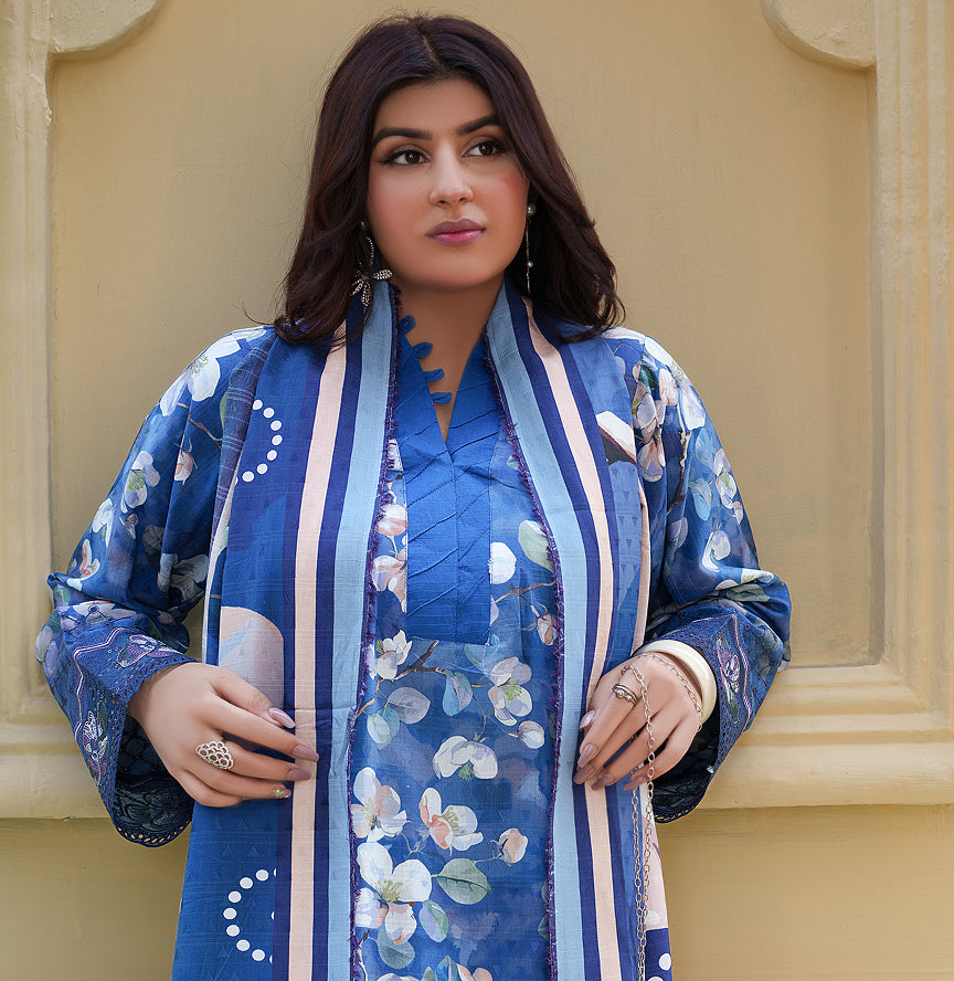 SASSI Viscose Print Shirt & Dupatta Vol-2478