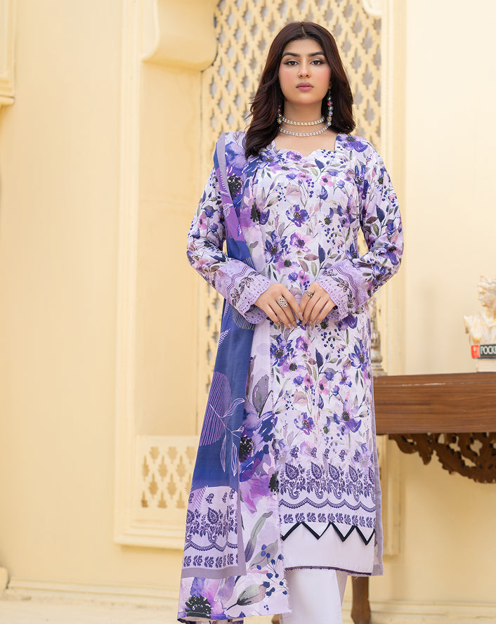 SASSI Viscose Print Shirt & Dupatta Vol-2478