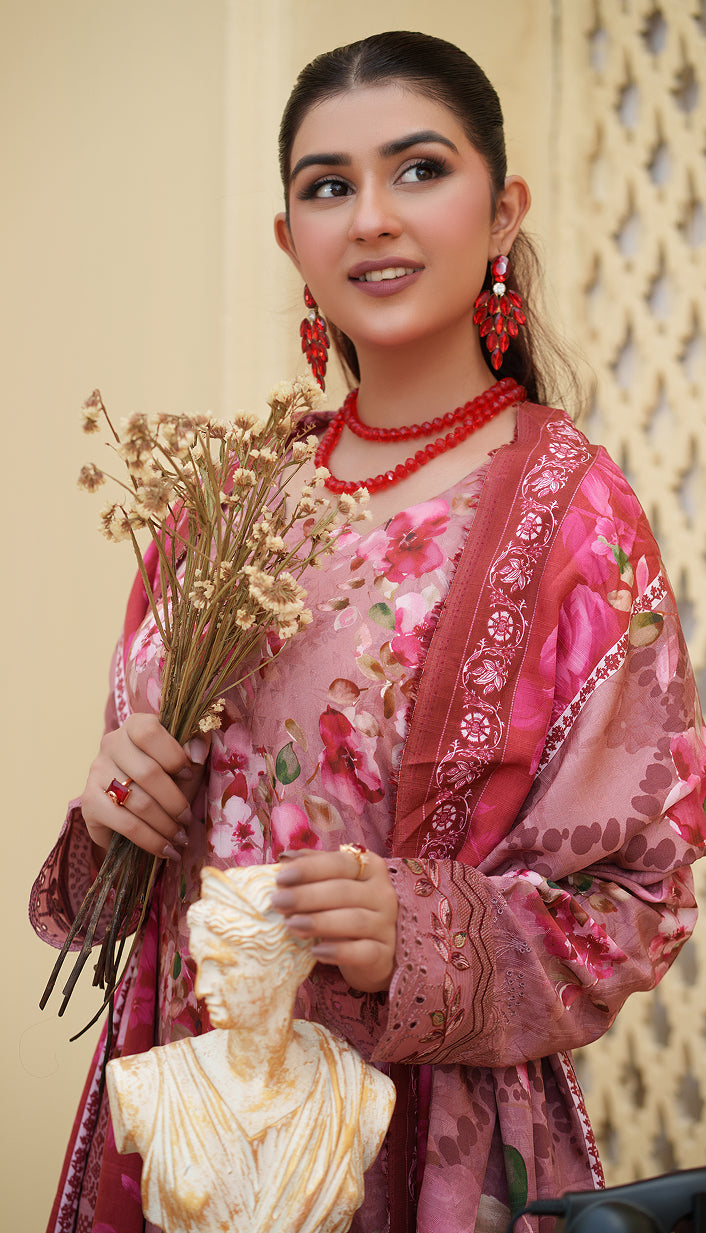 SASSI Viscose Print Shirt & Dupatta Vol-2478