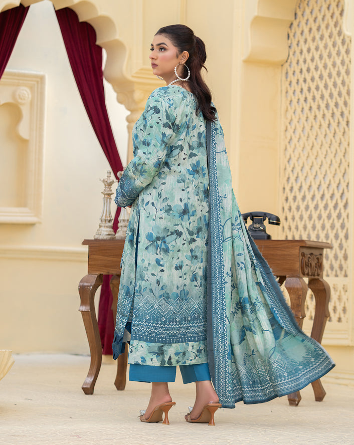 SASSI Viscose Print Shirt & Dupatta Vol-2478