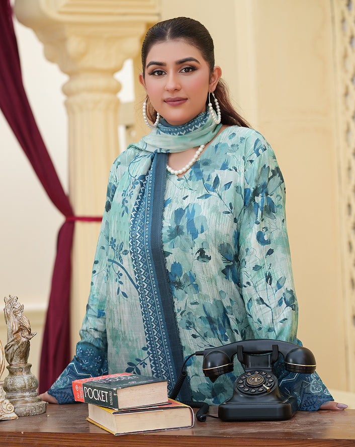 SASSI Viscose Print Shirt & Dupatta Vol-2478