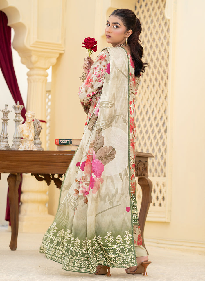 SASSI Viscose Print Shirt & Dupatta Vol-2478
