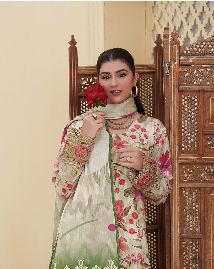 SASSI Viscose Print Shirt & Dupatta Vol-2478