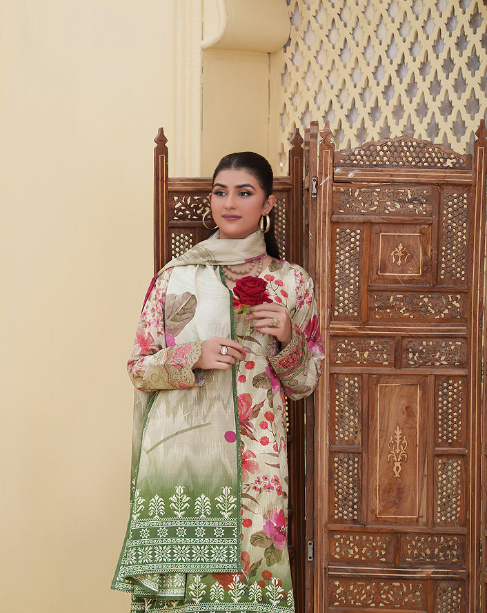 SASSI Viscose Print Shirt & Dupatta Vol-2478