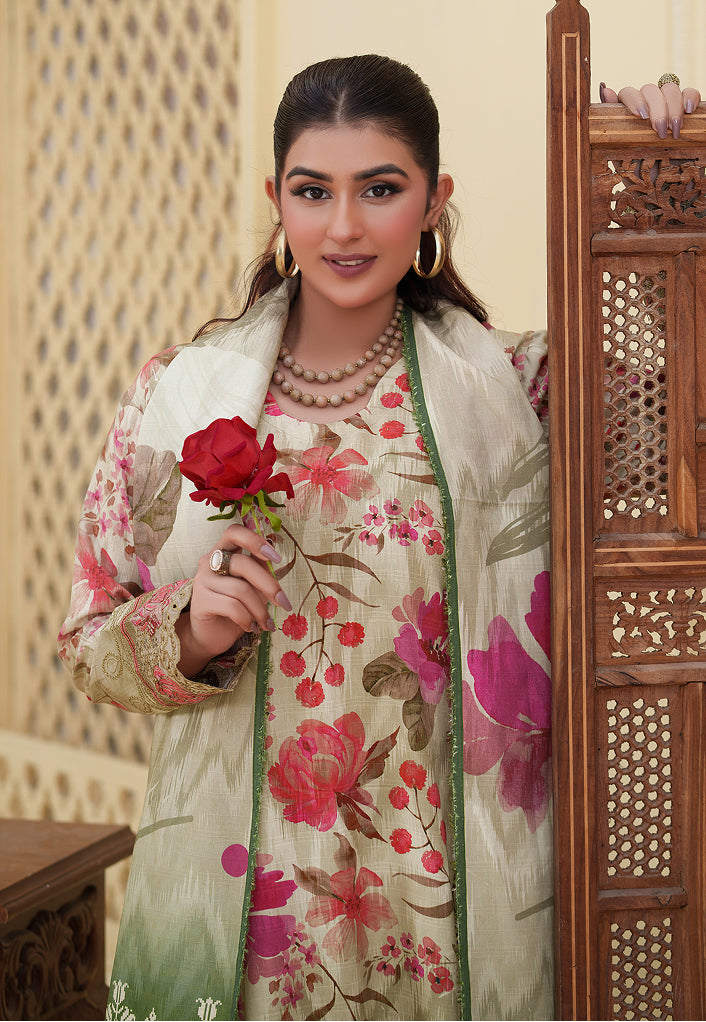 SASSI Viscose Print Shirt & Dupatta Vol-2478